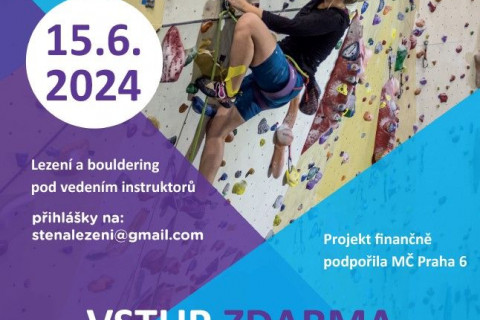 Invitation to Open Day at the Climbing Wall in Ruzyně