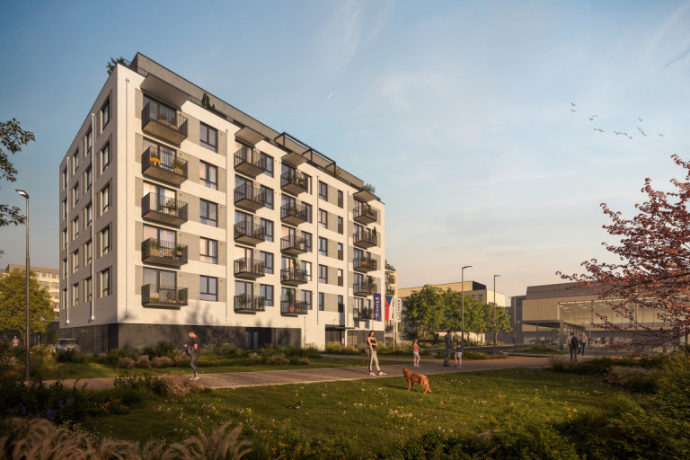 Bytový projekt Rezidence U Vltavy nabízí další bydlení v srdci Kralup